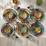Vajilla de Talavera | Juego de 26 piezas con diseño floral vibrante mexicano