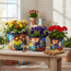 Set of 3 Talavera Flower Pots | Colorful Hand-Painted Mexican Planters
