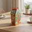 Cartón de leche Talavera pintado a mano | Contenedor mexicano colorido