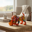 Talavera Dog Statue | Colorful Hand-Painted Mexican Pottery Hound