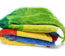 DaDa Bedding Manta de Felpa Reversible de Forro Polar de Franela Lujosa con Rayas de Arcoíris (XY9867)