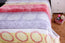 Manta de felpa de visón de franela DaDa Bedding Seashore con diseño floral de lavanda y amarillo soleado (XY9901)